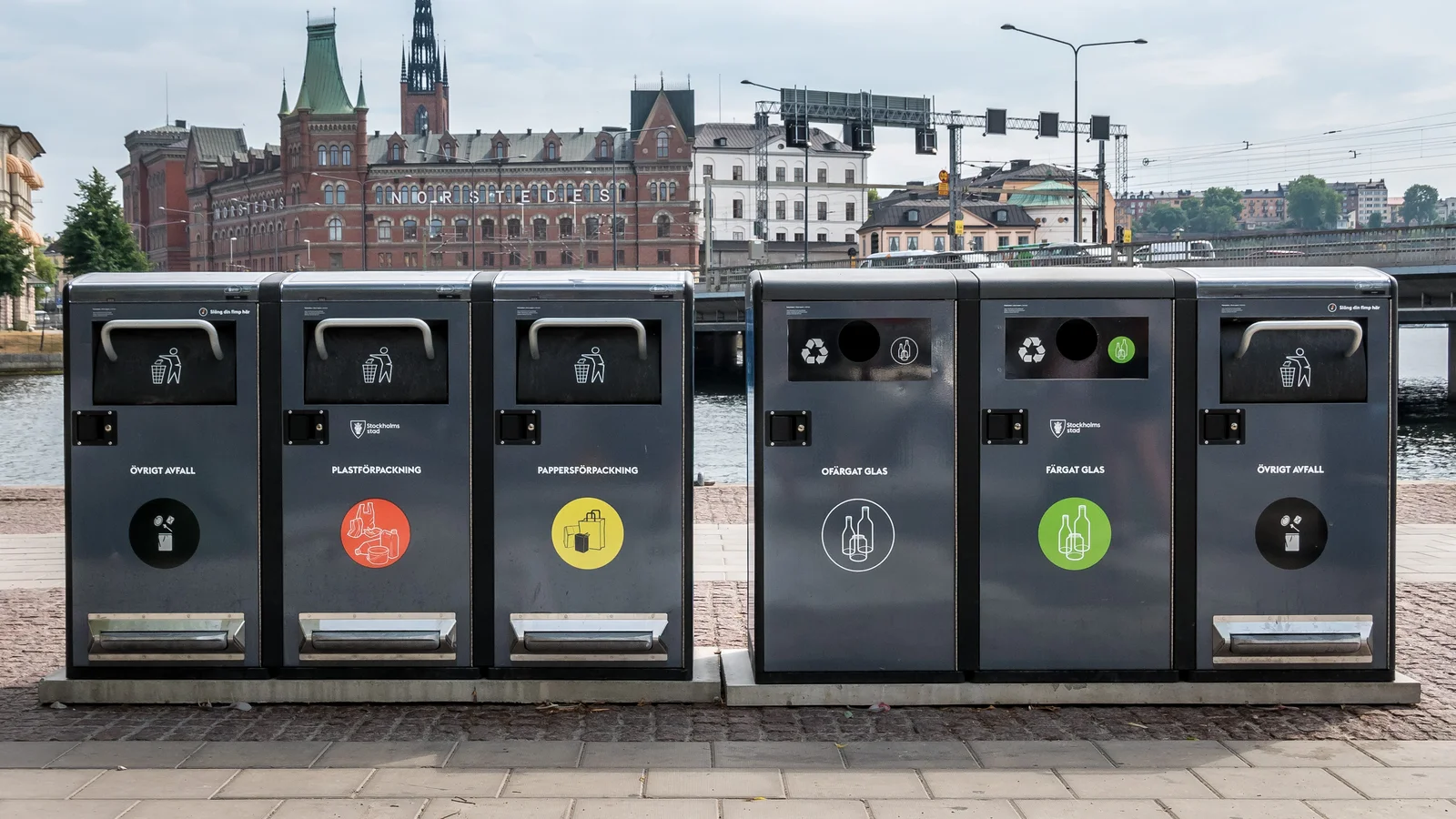 Recycling in Sweden - sopsortering, pant, and the miljörum