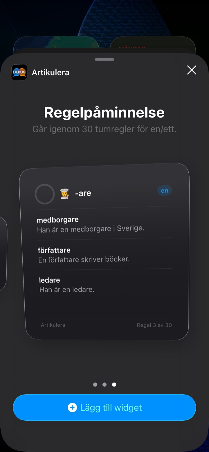 Widgetar